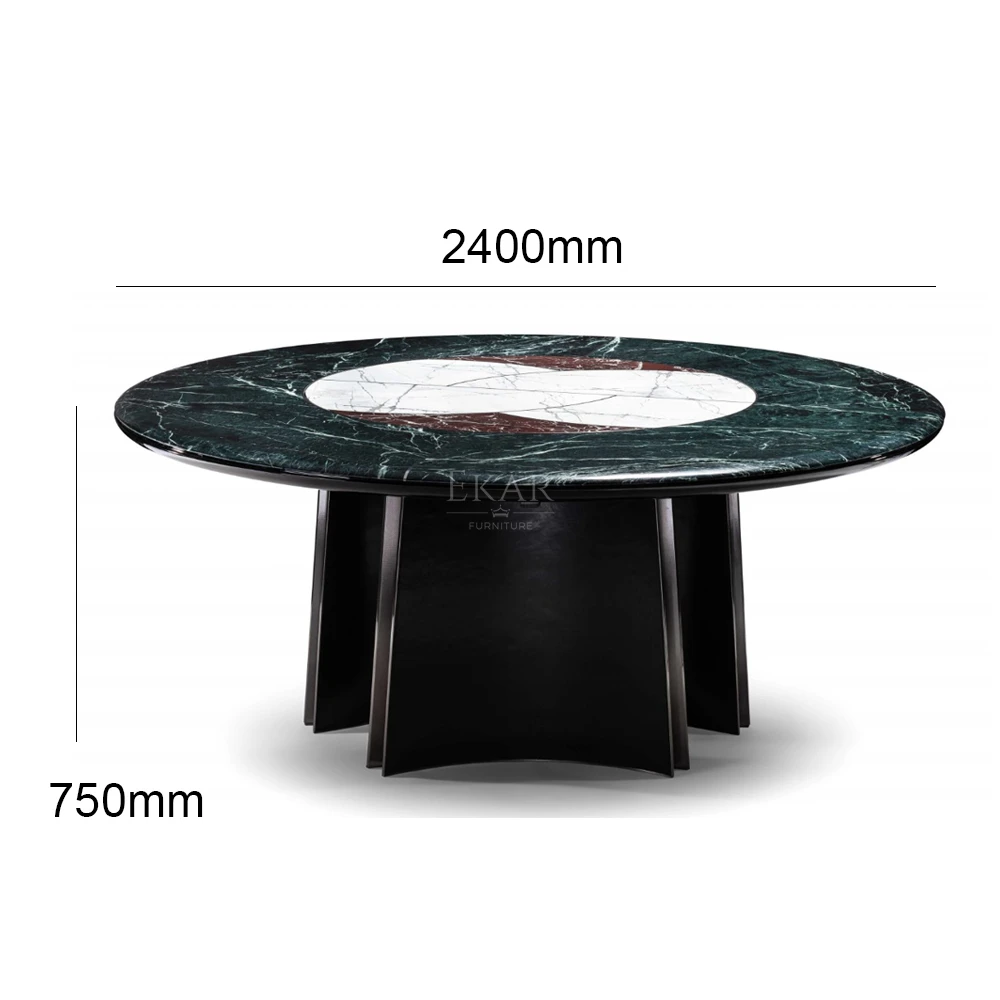 product new design exquisite indian marble inlay dining table   handcrafted luxurykitchen table-69