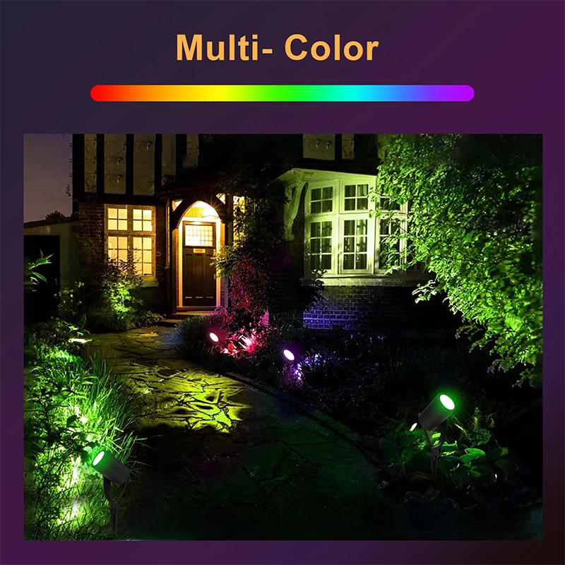 product 4 pack wifi app controlled smart spot lightsrgbcw aluminum ip65 decorative led garden outdoor landscape lights-44