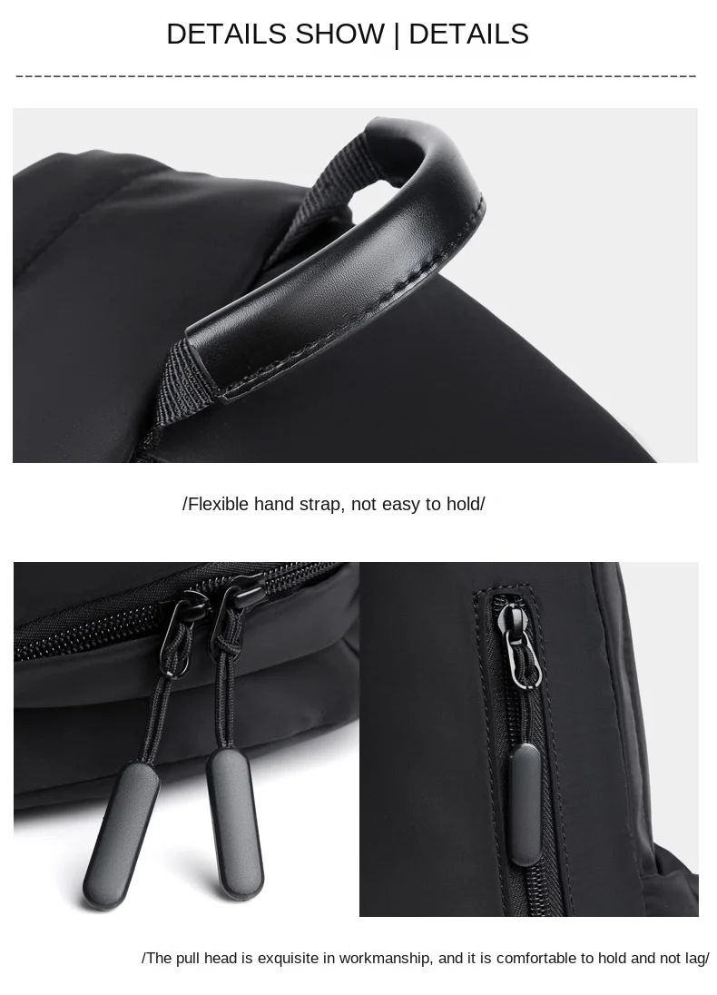 Men's new trendy business and leisure multi-function business travel single shoulder messenger bag