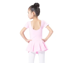 Ballet Skirt Summer Children Dance Dress tutu Professional Costume Practice cottonTight Clothes Leotard Ballet Girl