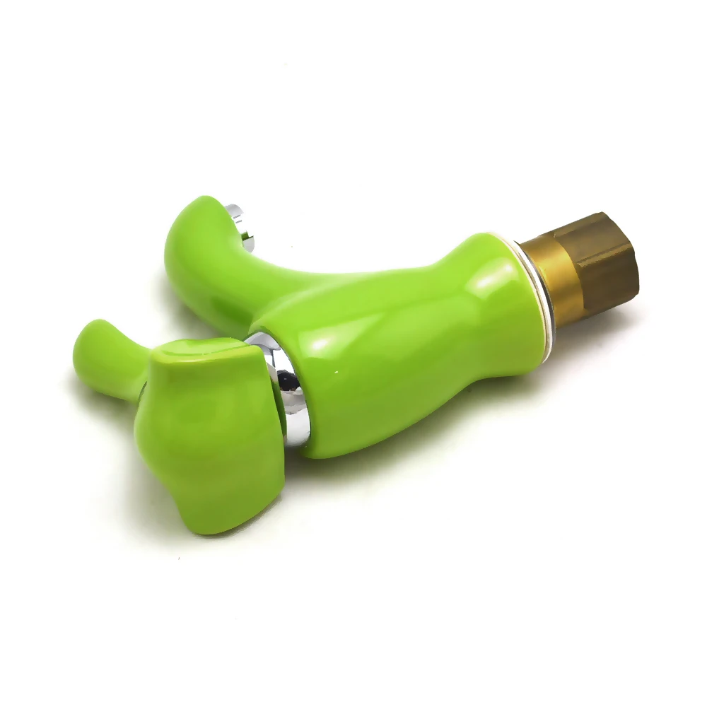 Modern Cartoon Elephant Design Thermostatic Faucet for Kindergarten Single-Hole Mounted Bathroom Basin Faucet for Children