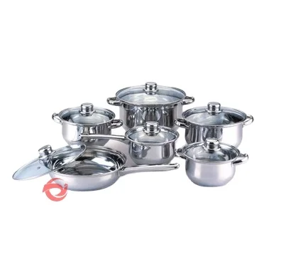 Factory non stick cookware set casserole cookware kitchen ware stainless steel Cooking pots and pans