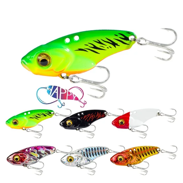 Wholesale OEM Metal Vib 3.5G-20G Hard Fishing Lure Bass Crankbait Fishing Spinner Spinner Spoons Lure Saltwater Freshwater Bait