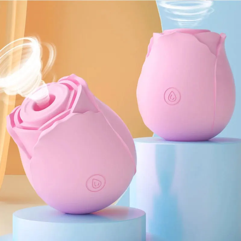 Hot Selling Rose Clitoris Sucking Vibrator Petal Masturbation Toy Rose Toys  Sucking Vibrator for Women