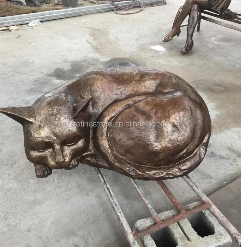 【 美品 】全長53㎝ RUNNING LEOPARD CAST BRONZE Running Leopard Design Antique Bronze Sculpture by REFINESTONE