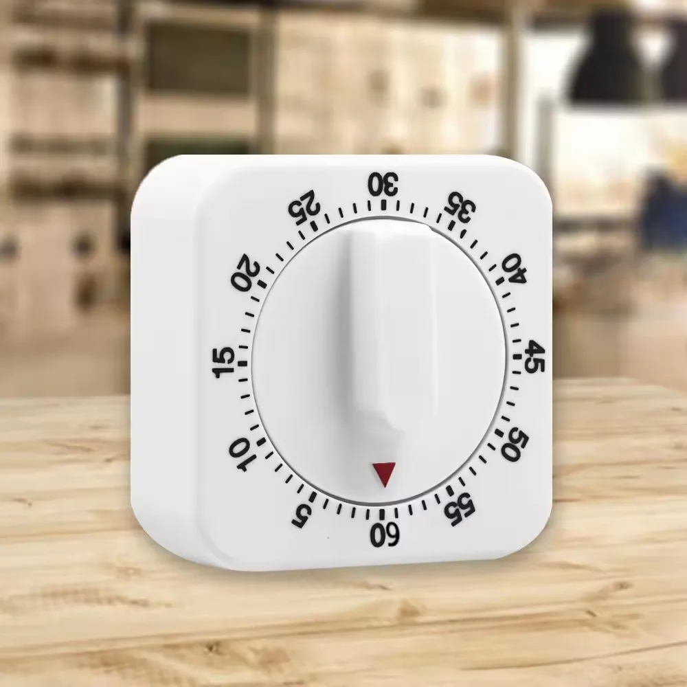 Timer Da Cucina Meccanico A Forma Di Pomodoro - Conto Alla Rovescia 60 Minuti - Per Cucinare, Studiare E Giocare - Foto 4