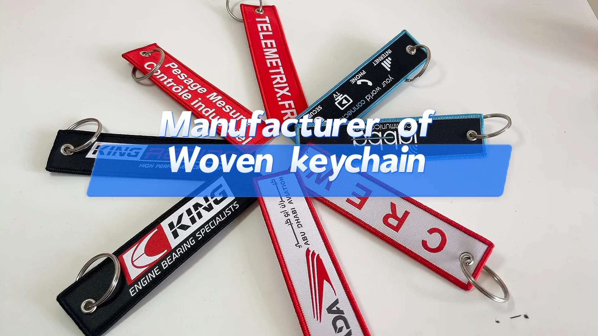 Customized Promotional Items Keychain Crew Keychain Woven Aviation Accessories Jet Tag Buy