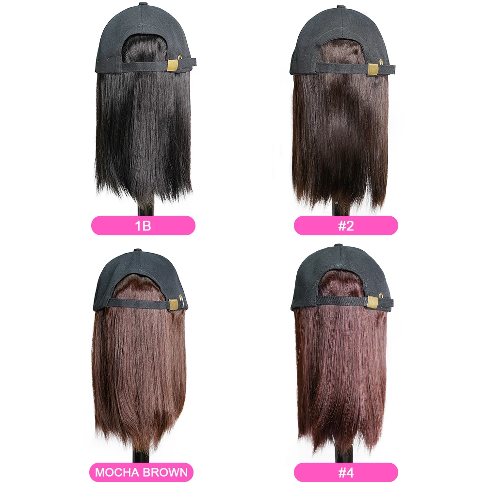 Jamaica Removable Virgin Human Hair Blend Wig Hat Cap display picture 1