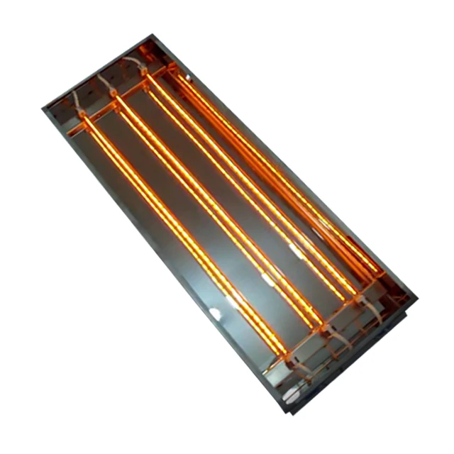 Factory Wholesale Quartz Glass IR Infra Red Heater Halogen Tube Bulbs for Paint Room