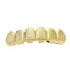 Golden upper teeth