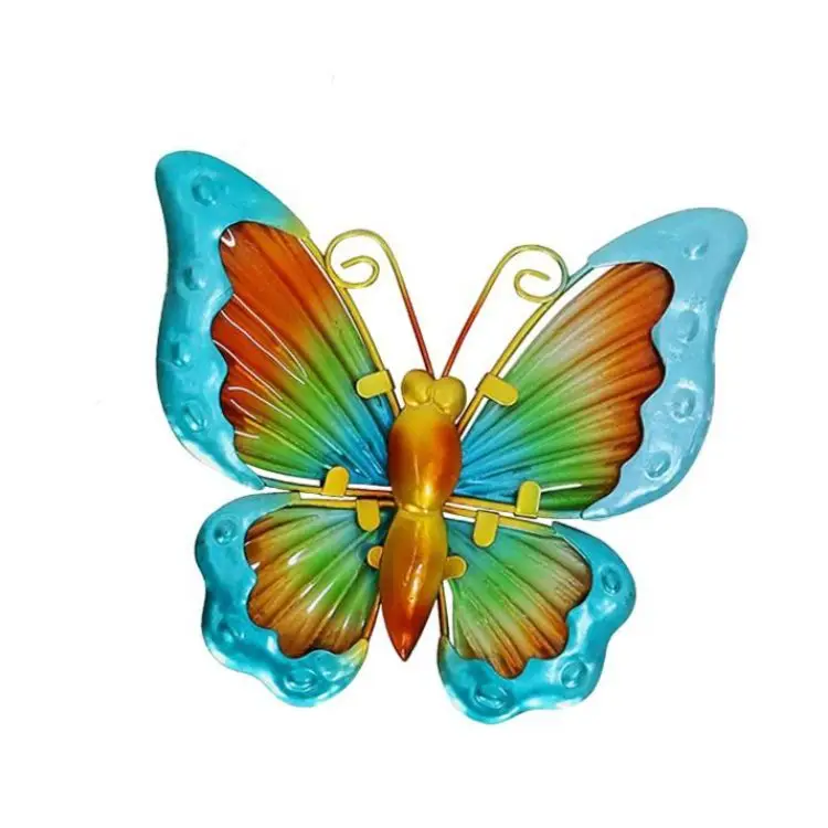 Real Room Butterfly Art Wall  Glass Butterfly Sculpture  Wall art 