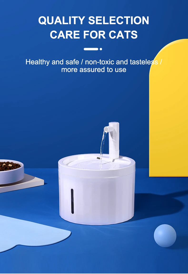 2.5l Cat Water Dispenser Pet Water Dispenser Filtering Circulating