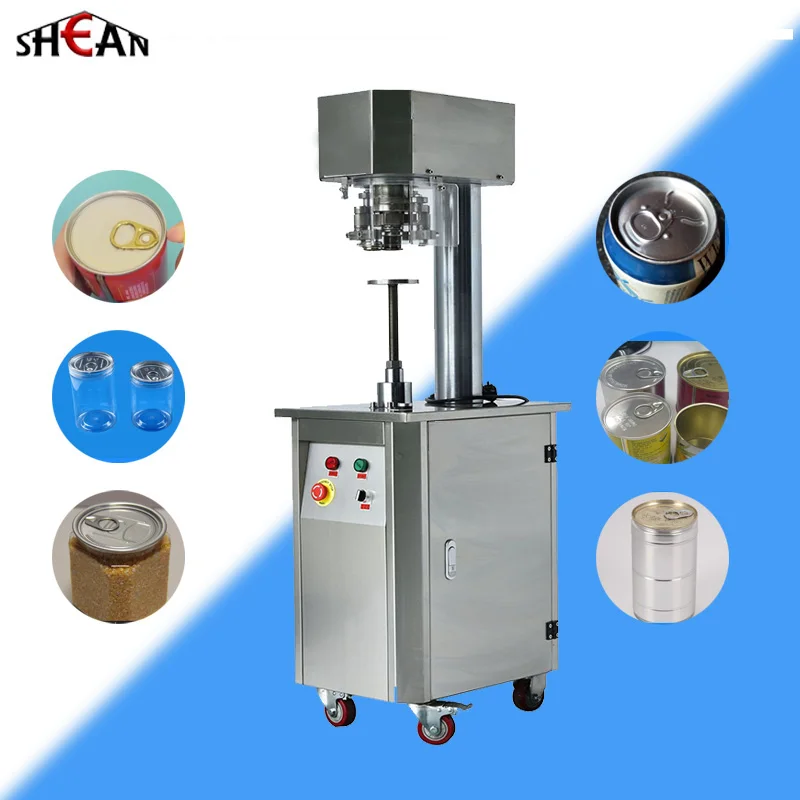 Semi Automatic Stainless Steel Beverage Drink Beer Tin Can Sealing Machine Canning Seamer / Can Sealer - Image 6