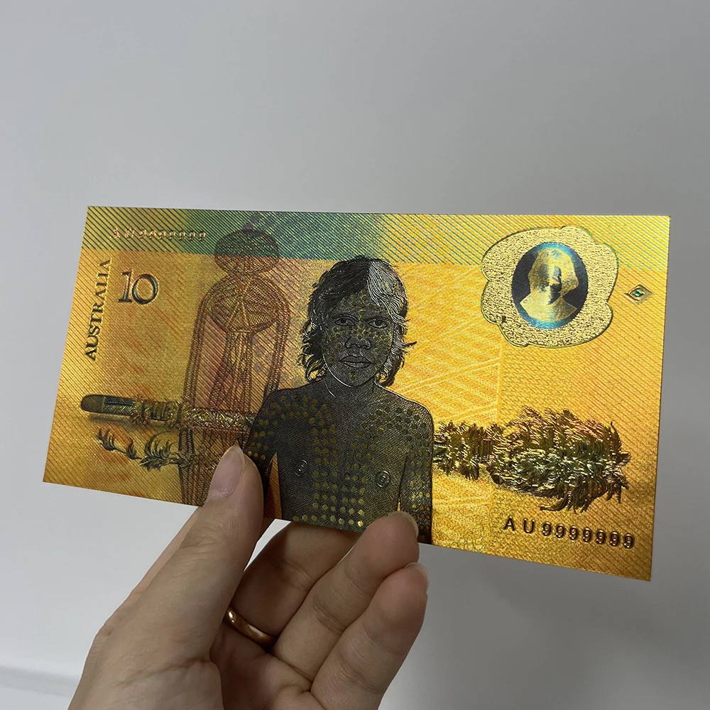 更多澳大利亚100美元金钞镀彩色AUD 100 50 20 10 5美元金箔纸币货币收藏| Alibaba.com