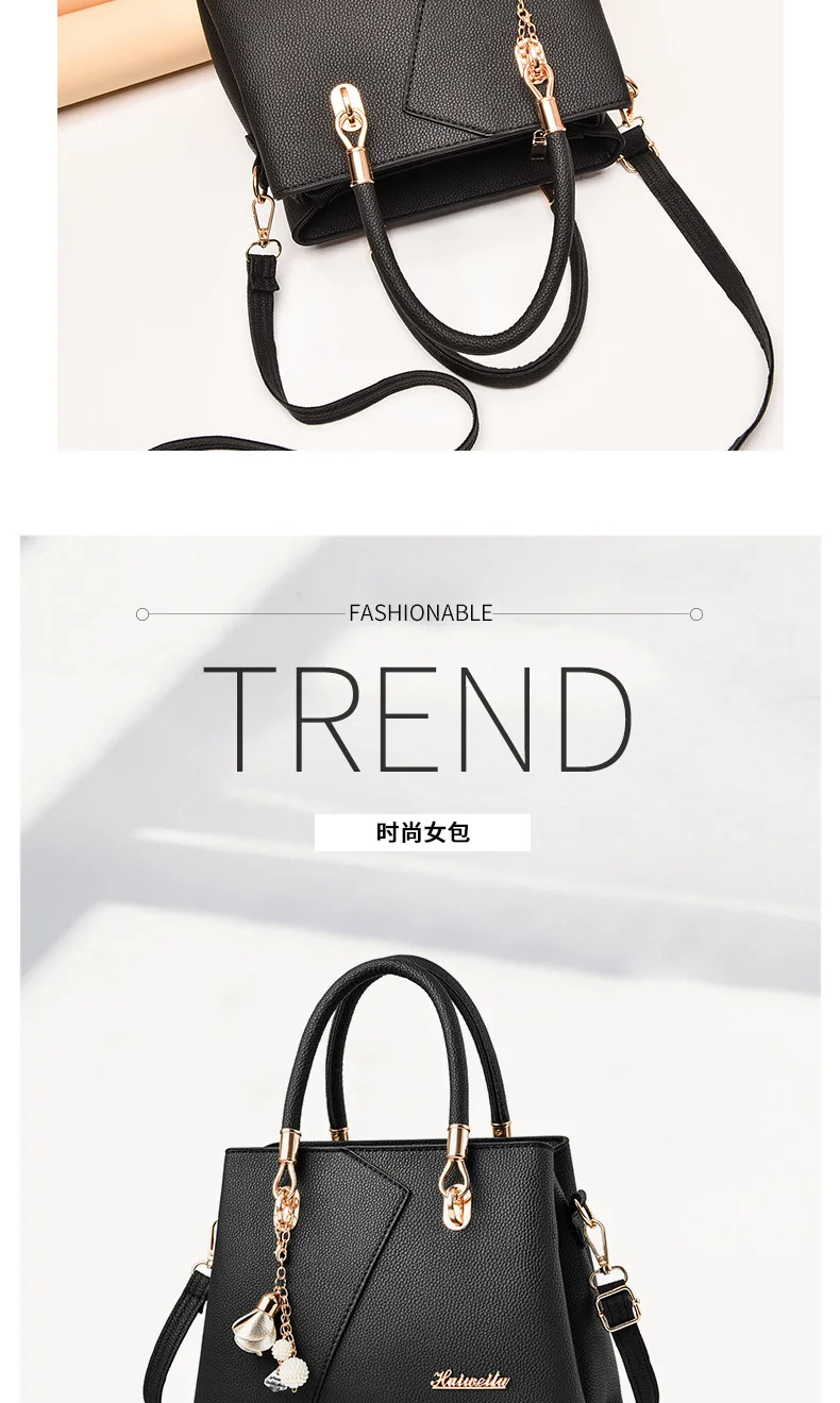 Wholesale High Quality Woman Handbag Trendy Fashion  PU Tote Bag  Single Shoulder Bag  for Women