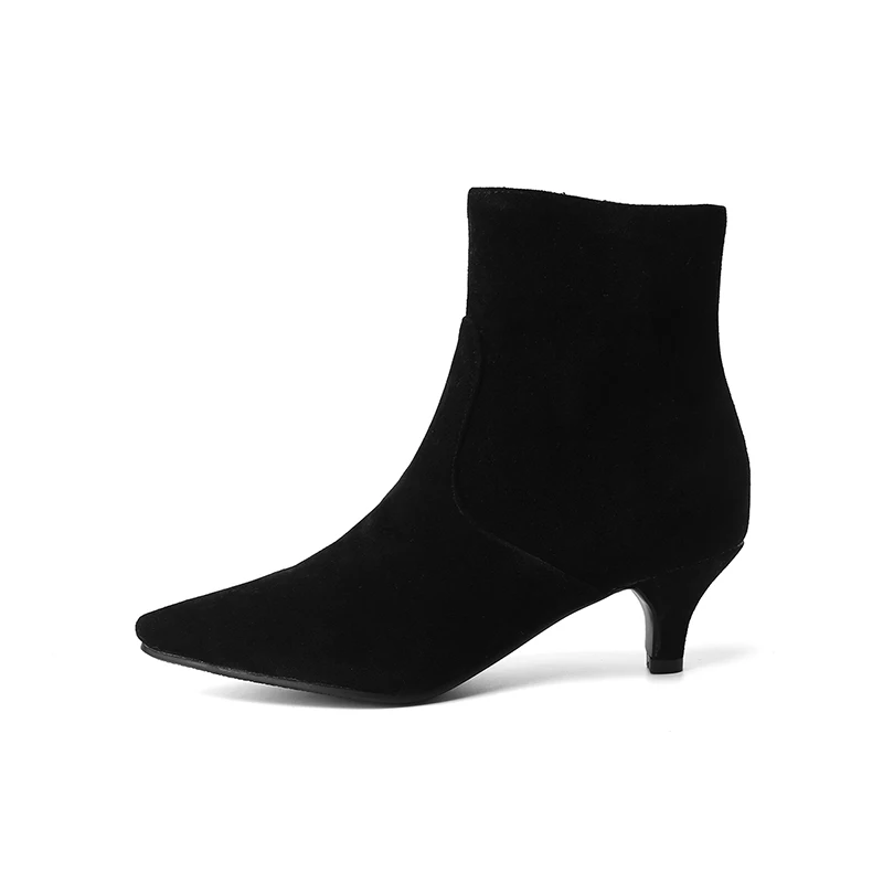 Botas Elegantes De Tacón Alto Color Beige Y Negro,Botines Nude - Buy Nude  Del Dedo Del Pie Puntiagudo Zapatos De Tacón Alto,Blanco Botas De Cuero De  Tacón Alto,Sexy Botas De Tacón Tobillo