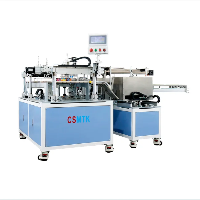 CSMTK Advanced Technology Automatic Towel Rolling Packing Machine for Efficiency Packaging for Cleaning Towel Industry