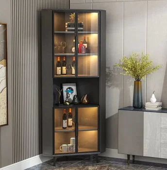 Cheap High Quality Living Room Drinks Glass Cabinets Home Wine Bar ...