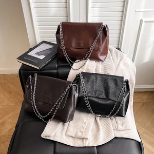 Large Capacity Fashion Factory Wholesale Women's Handbags 2026 Chain Ladies Soft Purses for Females Shoulder Bags