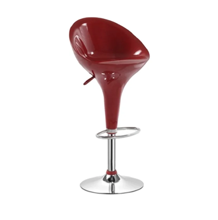 Современный поворотный регулируемый барный стул из АБС-пластика и металла