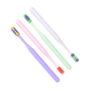 Beautiful Plastic Personalized logo Color Toothbrush Cepillo De Diente OEM Manual Toothbrush Supplier