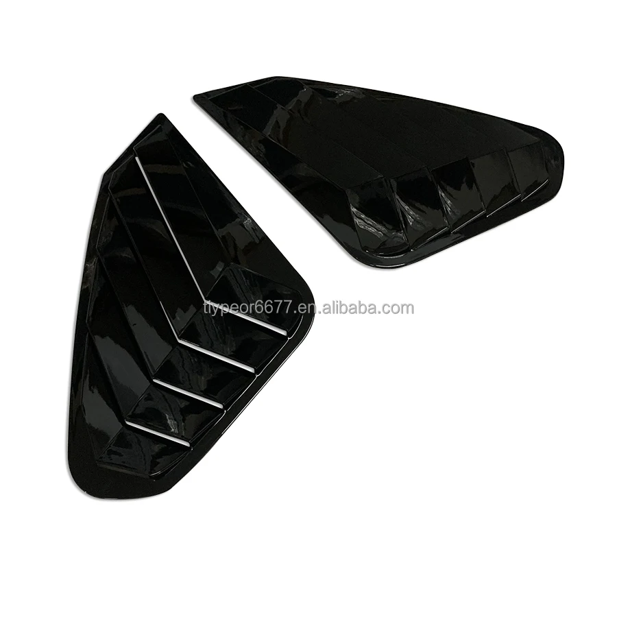 product tiypeor car window cover for toyota rav4 2020   2023 exterior rear side window louver black  auto car accessories 2021 2022-12