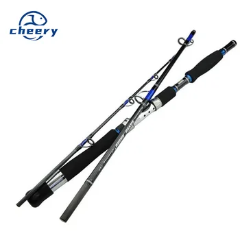 1.8m/1.95m/2.1m Big Game 3 Sections High Carbon Saltwater Fishing Rod Boat Rod Jigging Rod – Metal Jig – view 2