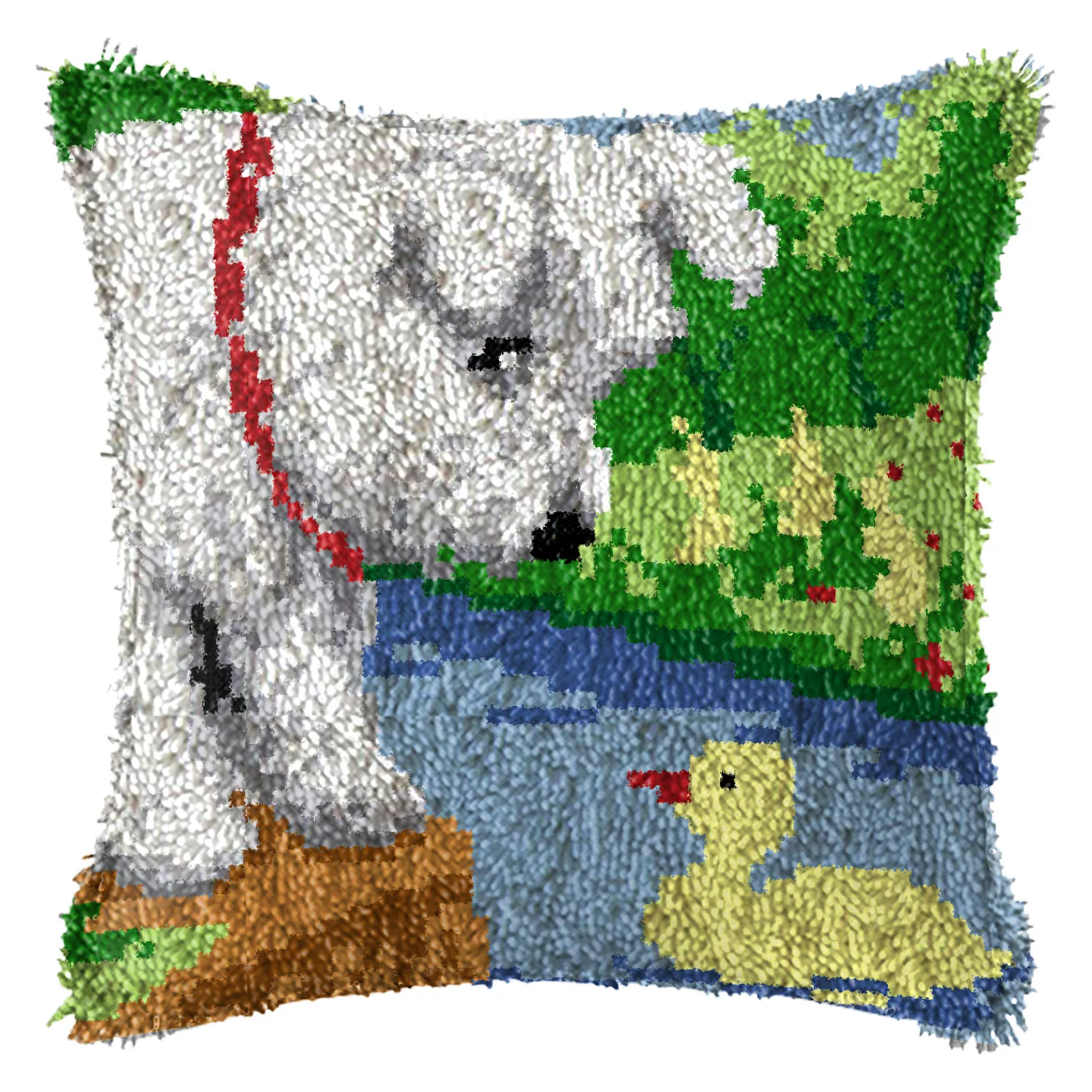 Новый 3D сегмент Вышивка Подушка шерстяная вышивка крестом ковер защелка крючок наборы ковров