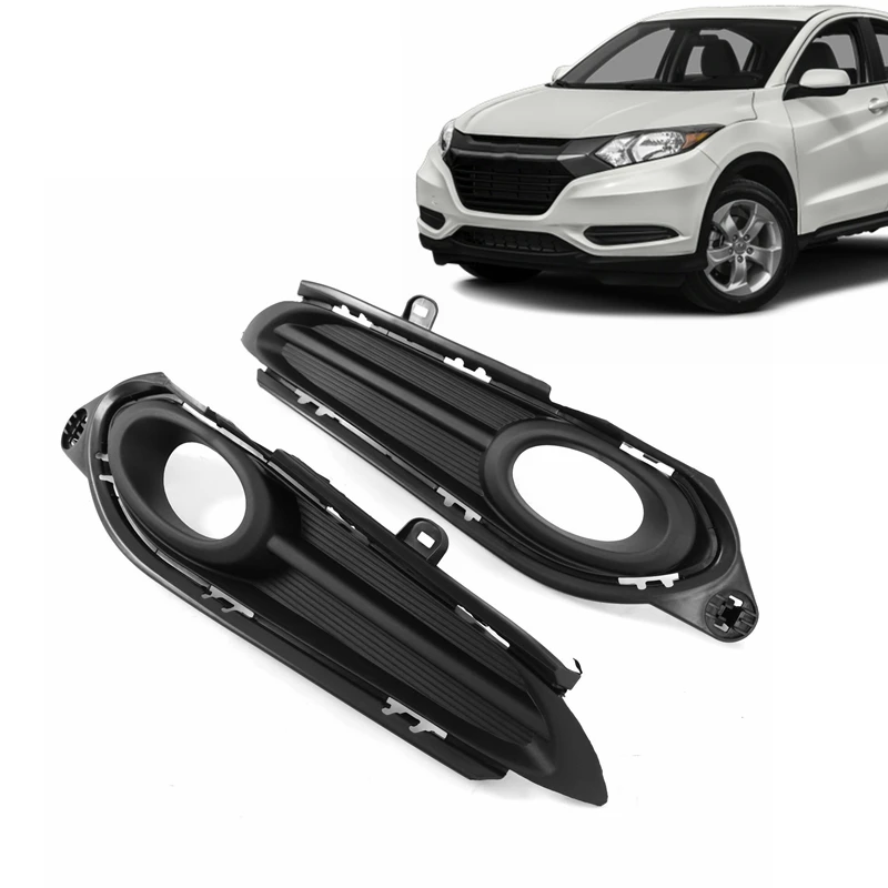 replacement new plastic PP ABS front bumper fog light lamp cover for Honda HR-V HRV 2016 2017 2018