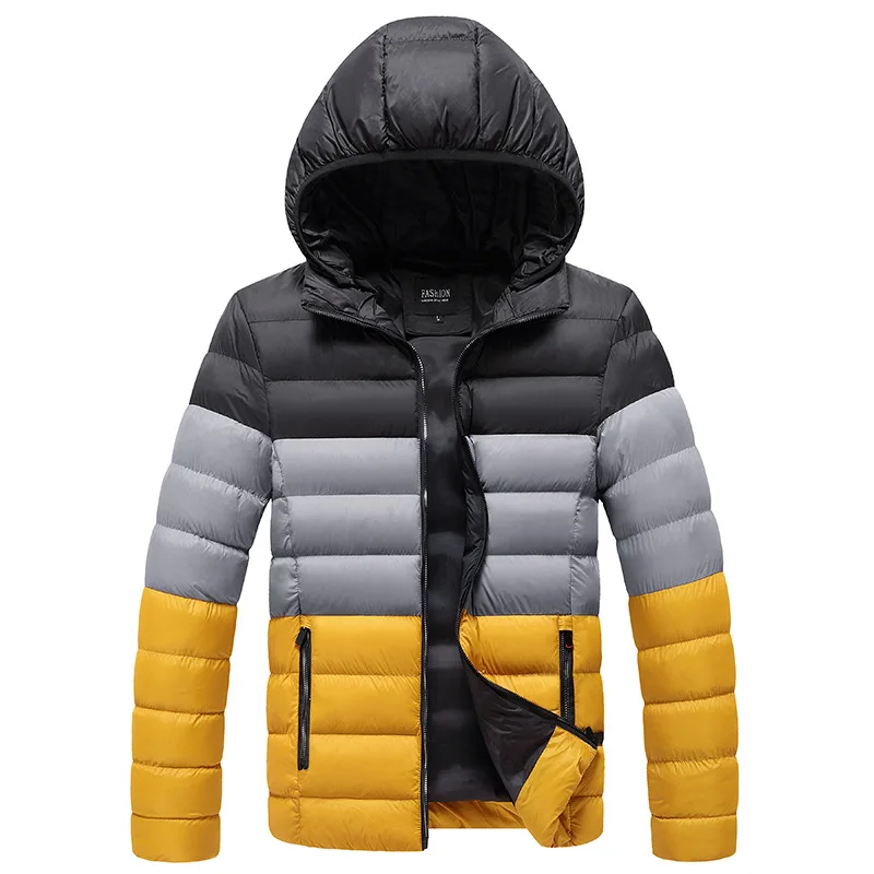 achterzijde As pijn Trending 2021 Men Puffer Jackets Contrast Color Winter Coat Polyester  Hooded Bomber Jackets Casual Fashion Slim Fit Jackets - Buy Men's Jackets  Men Winter Jackets Men 2021casual Fashion Puffer Jackets Coats Man