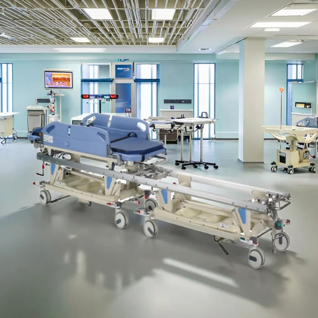 Metal Tracks Transfer Stretcher for Hospital Operating Theaters Furniture Accessory 5