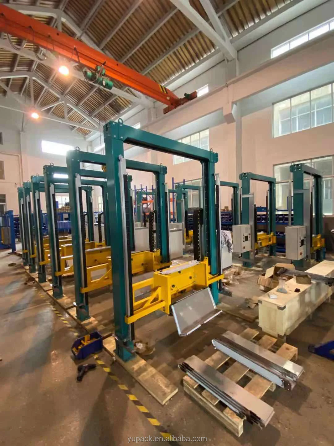 YUPACK High Performance Fully Auto Pallet Strapping Machine with PET
