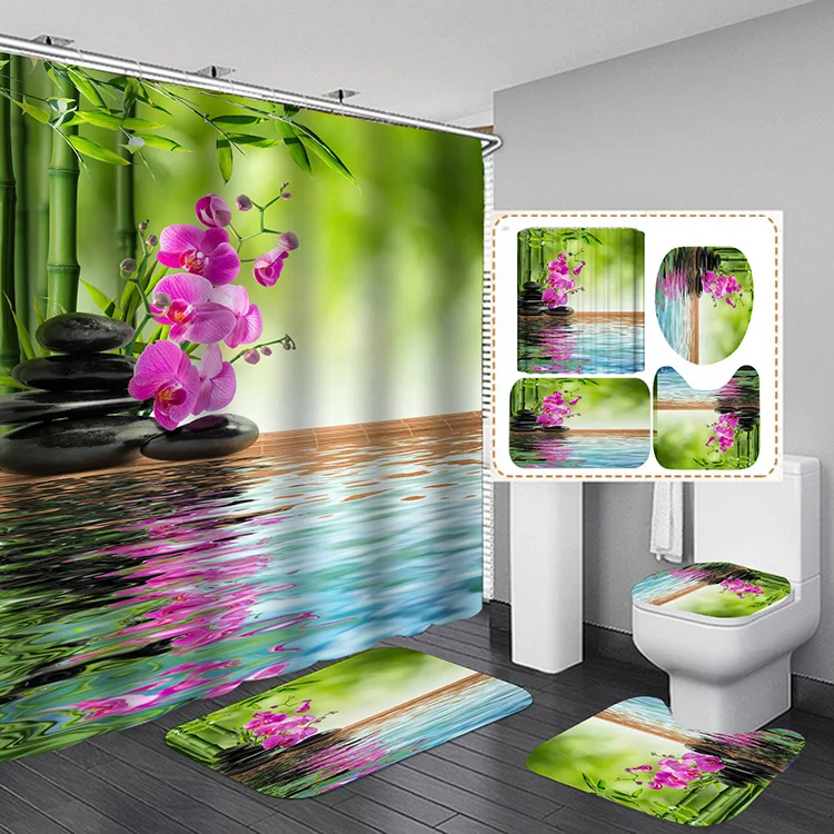 Chinese Style Flower And Bird Landscape Shower Curtain Waterproof Bathroom Curtain Bath Curtains Fabric 3d Printed With 9fe9eea0 2b2b 457e Bc8d E27299addf59.e776f1229571e10fdb3e6cc58f2bf233