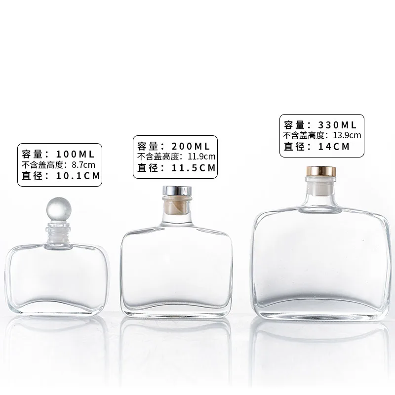 luxury wholesale custom reed diffusers bottle 150ml empty glass diffuser bottle-13