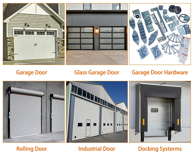 Garage Door Supplier Rolling Foldable Commercial Glass High Quality