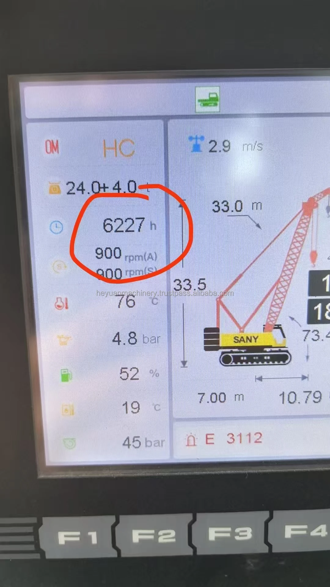 SANY 75TON USED CRAWLER CRANE SCC750A-6 Used lattice boom crane Good crane 75T SANY