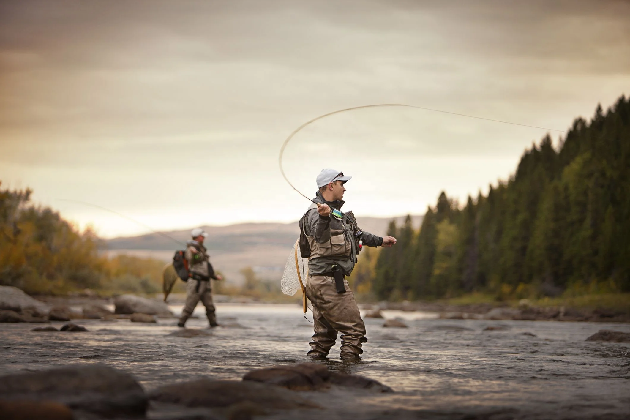 Breathable Waders Waterproof Stockingfoot Chest Waders with Zippered  Pockets Lightweight Fly Fishing Waders