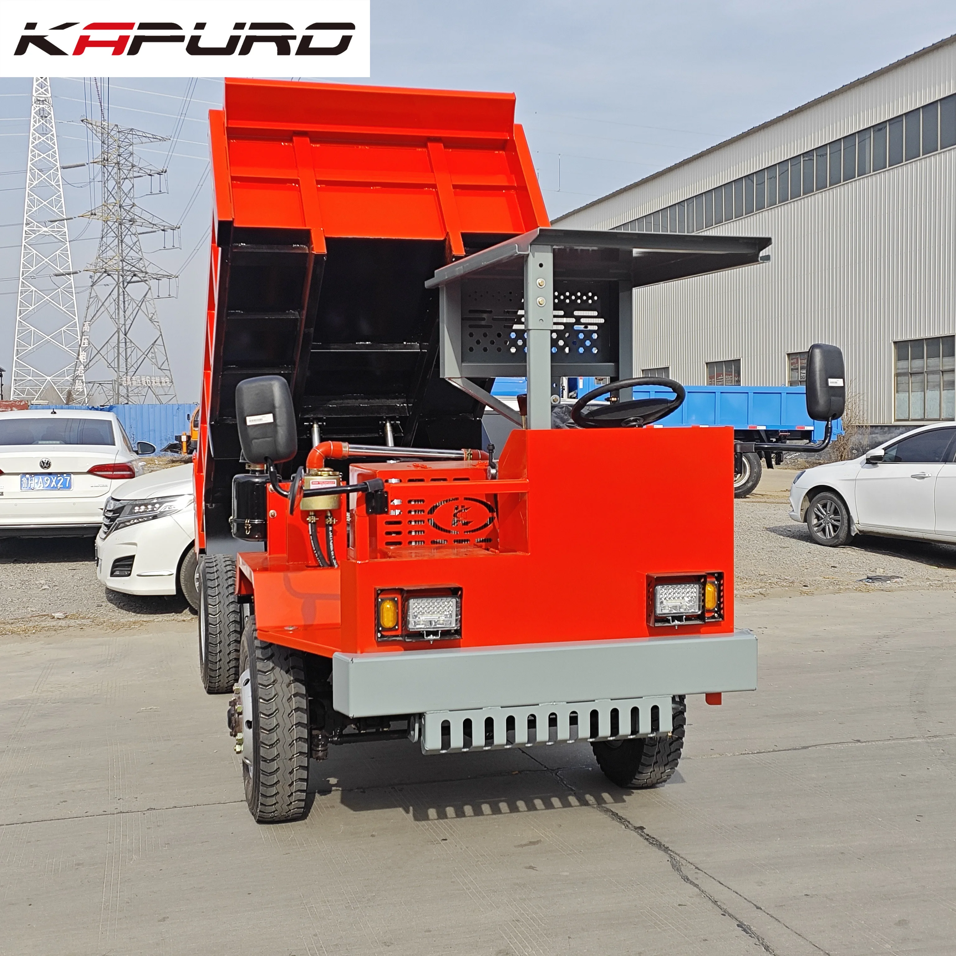 product kapuro kr 8 diesel 3600kg heavy duty mining dump truck 4x4 underground mining equipment new condition 15 year warranty tested-17