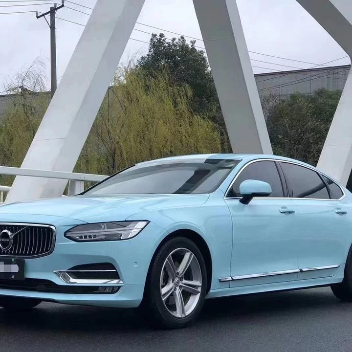 Глянцевая цветная Автомобильная фольга, без пузырьков воздуха, премиум-класса, виниловая пленка для автомобиля, рулон бумаги, Виниловая наклейка для автомобиля