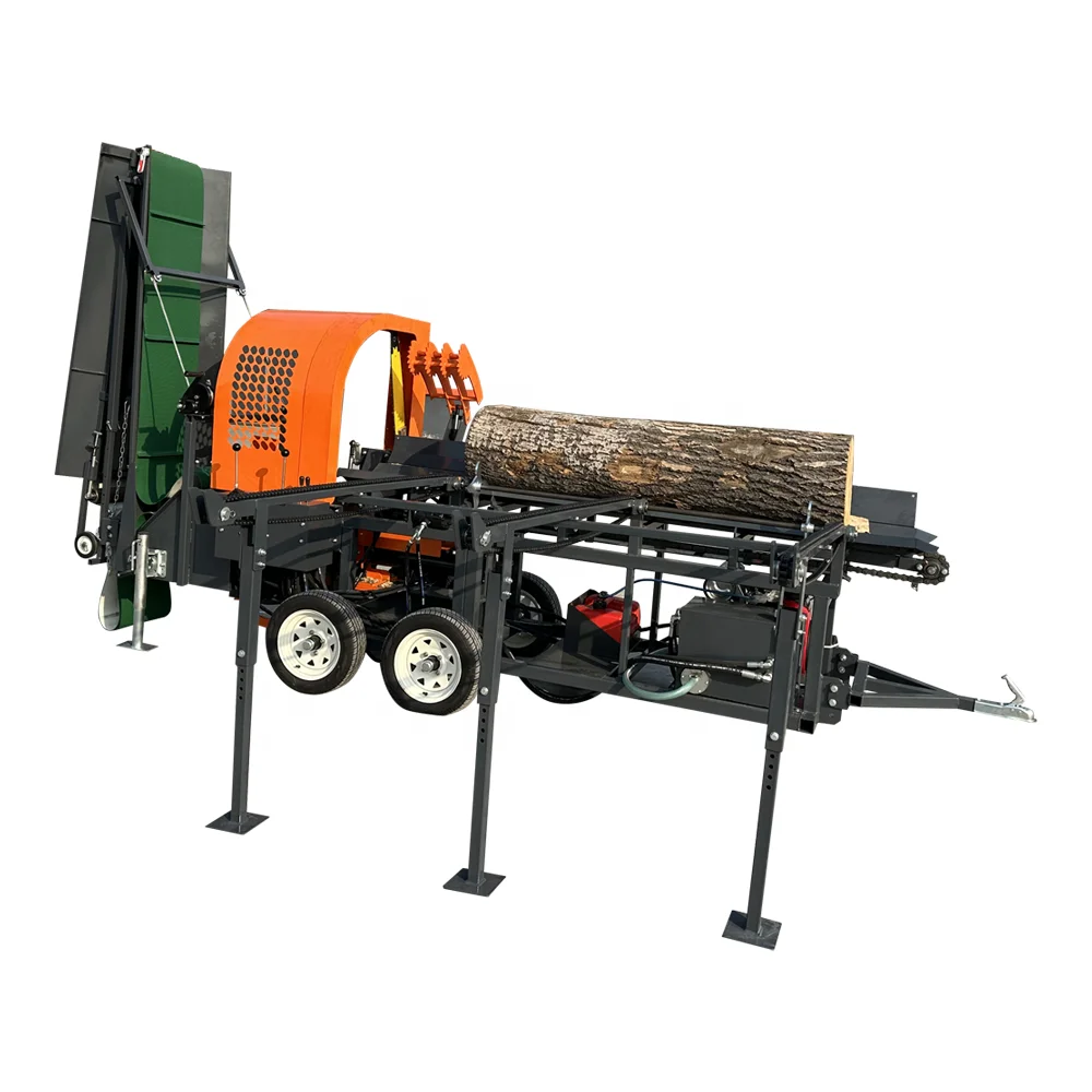 RIMA Chainsaw Firewood Processor with 30ton Hydraulic Power