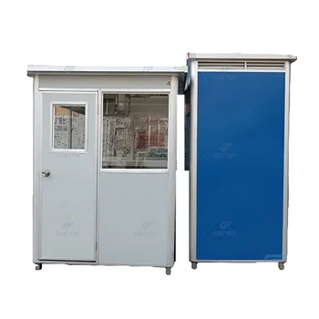 Quick assembly mobile outdoor guard house guard house design layout rain guard for house window