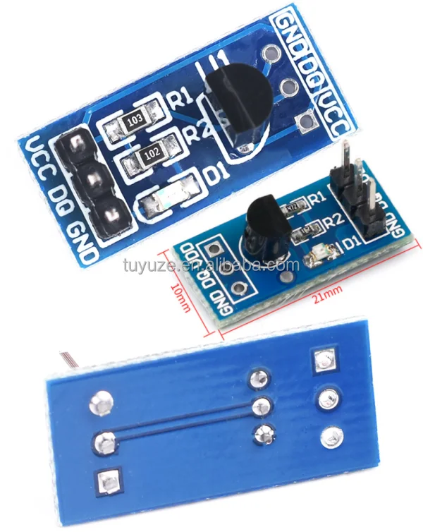Ds18b20 Temperature Sensor Measurement Module Development Board 18b20