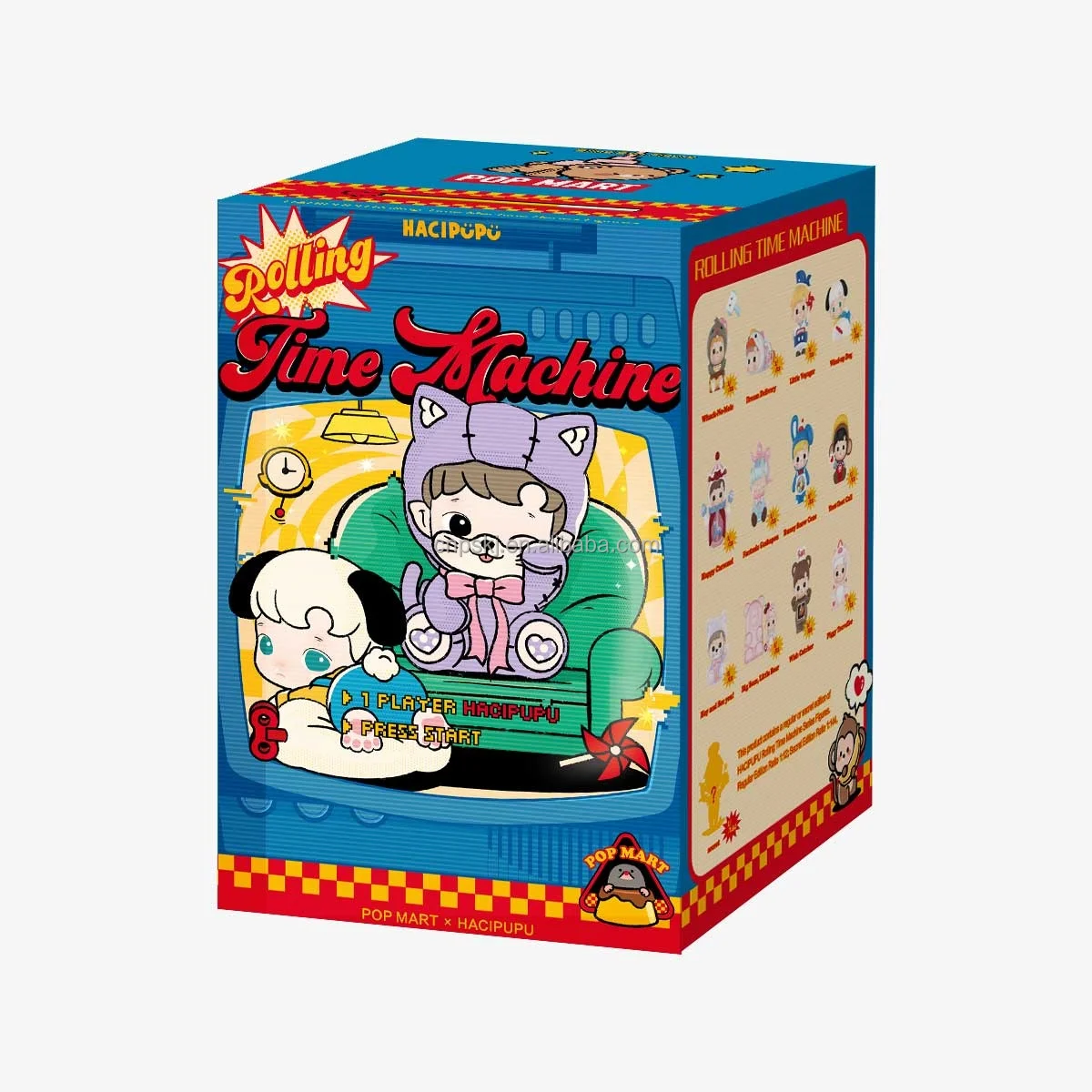 Pop Mart HACIPUPU Rolling Time Machine Series - Cute Figures