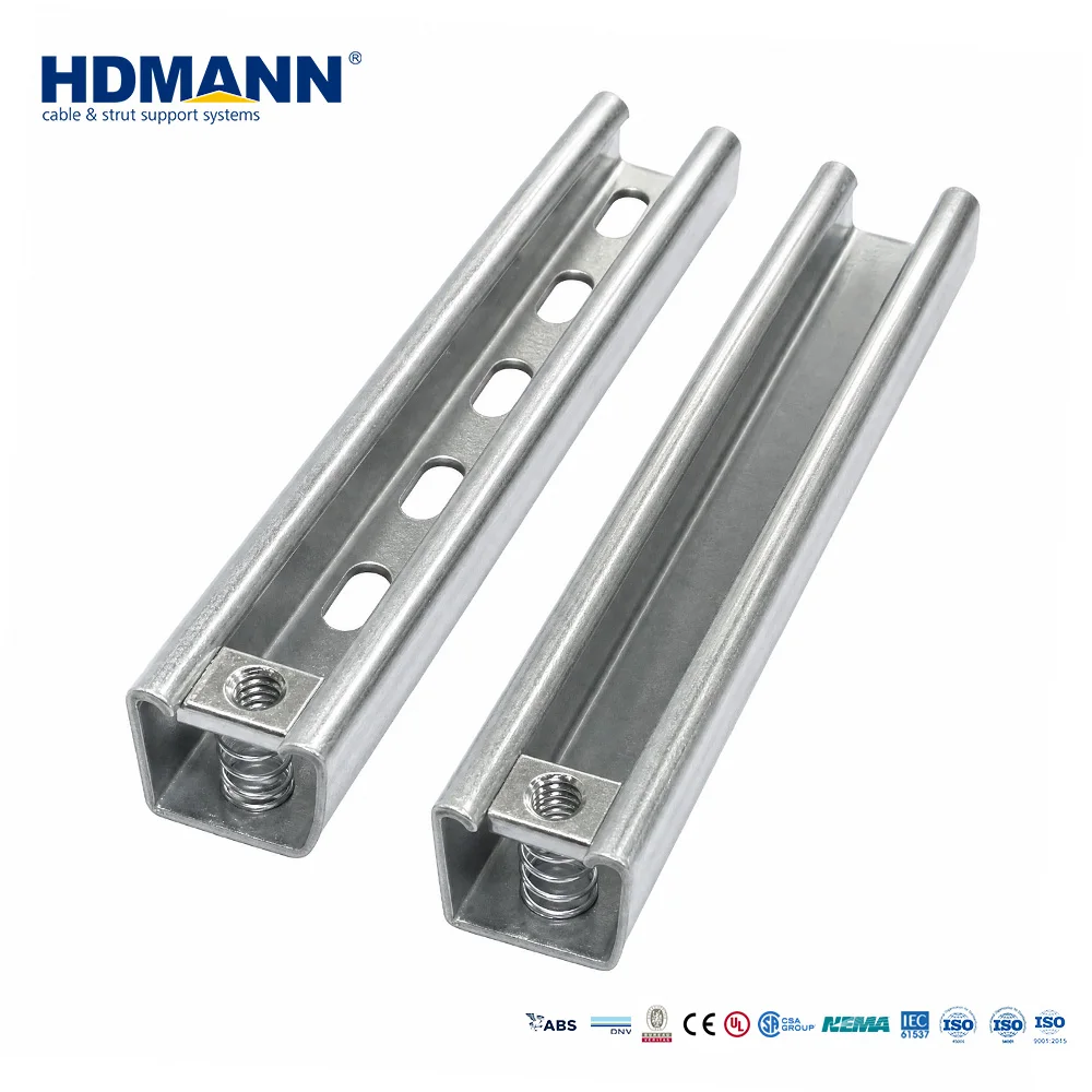 Hdmann Solar Panel Profile 41x41 41x21 41x52 SS316 SS304 Stainless Steel C Channel for Solar Frame Installation