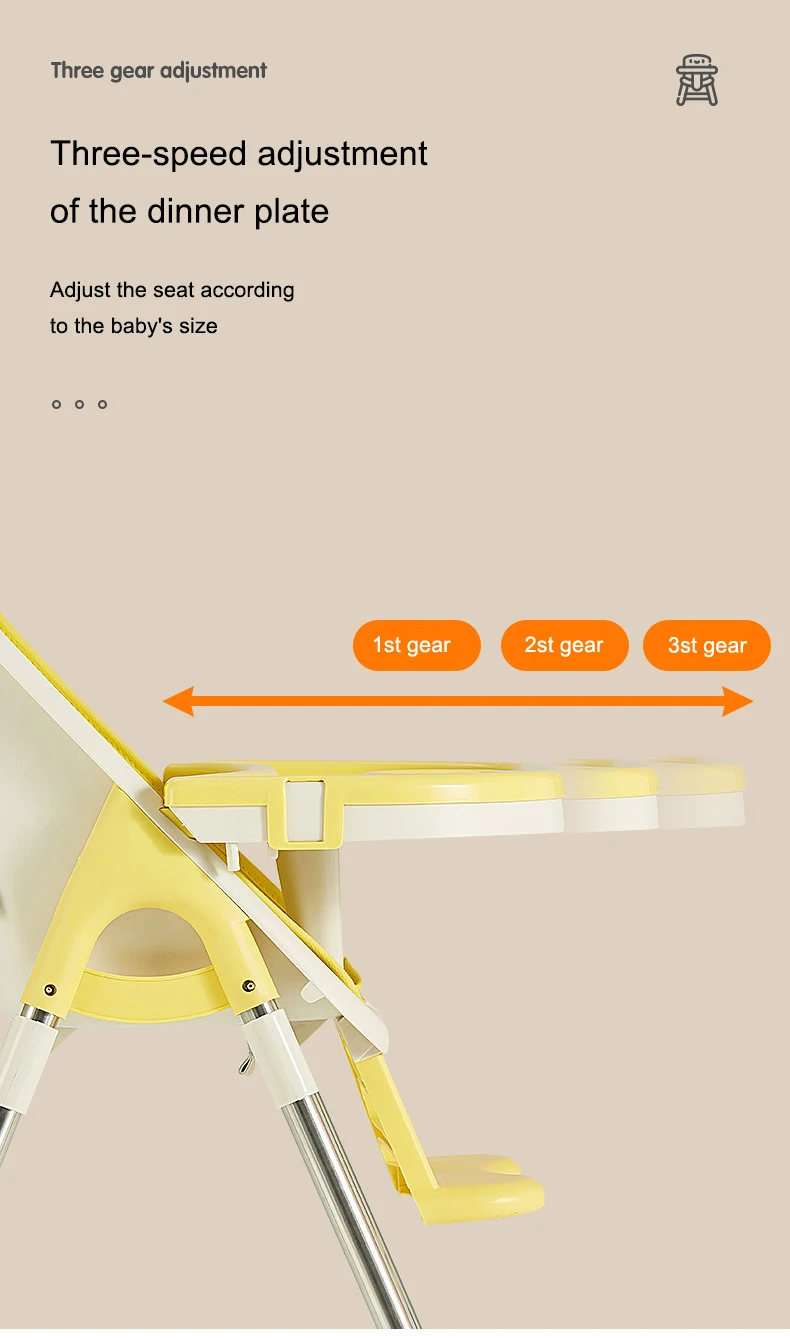 China factory high chair baby feeding portable feeding chair baby seat plastic 2 in 1 for kids and children eating dining