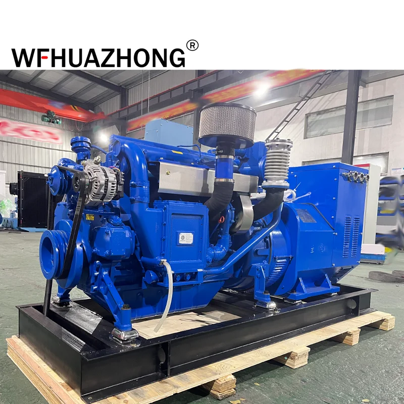 Water Cooled Marine Diesel Generators Marine Use Generator Powered By Weichai Engine With Sea