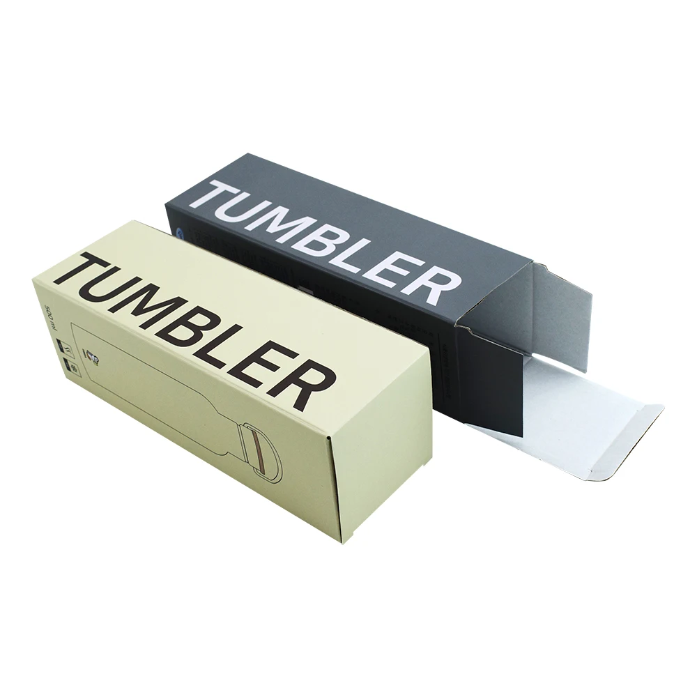 Custom Logo Design Tumblers Box Packaging Cardboard Corrugated Water Bottle Shipping Box for Tumblers