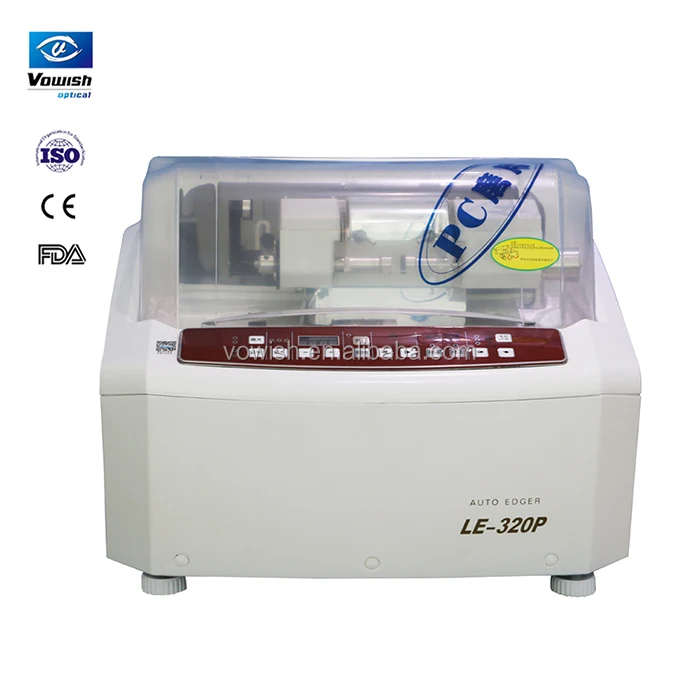 LE-320P Cheap Auto Lens Edger Optical Cutting Machine for Glass CR Lenses Cutter
