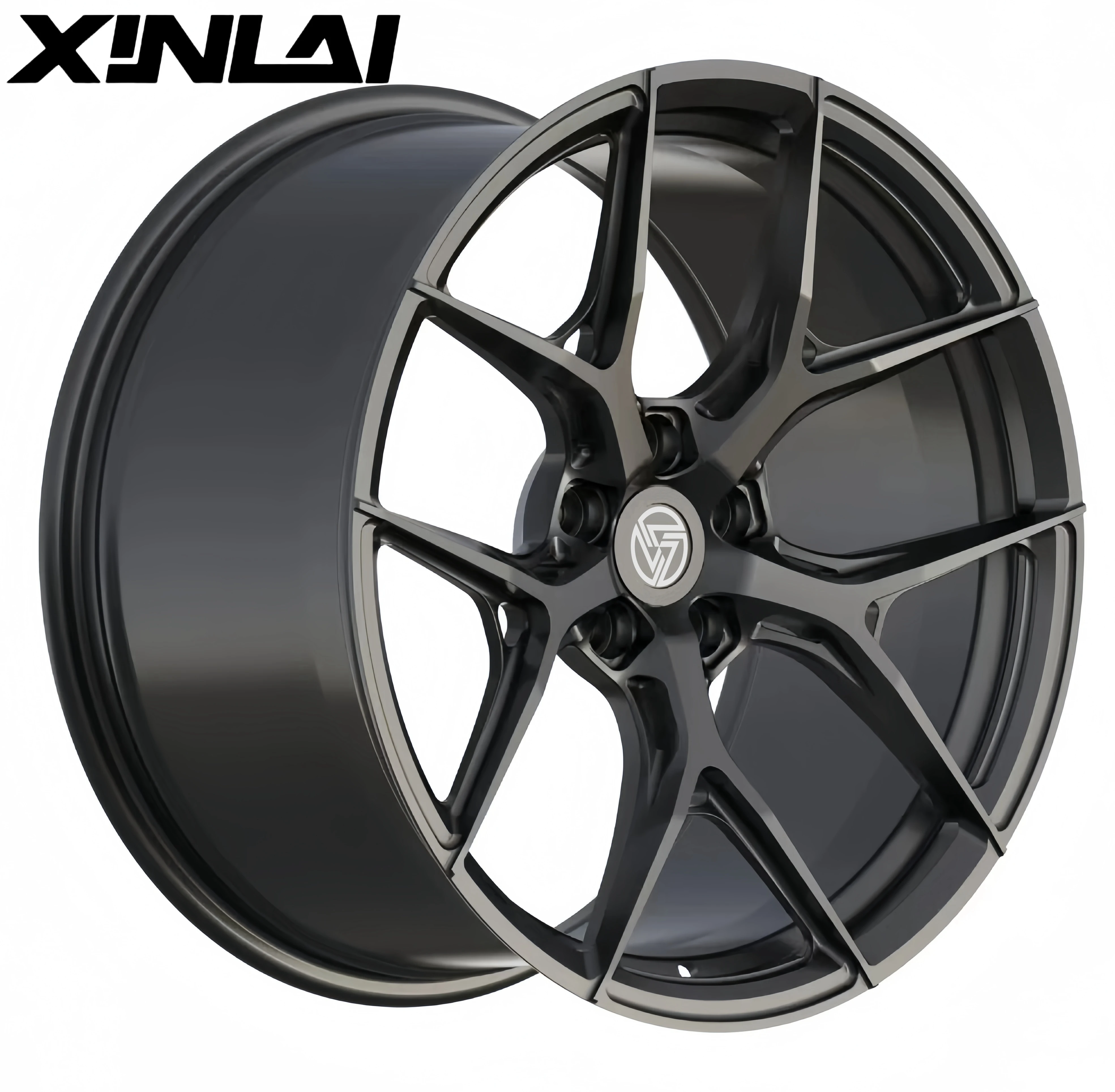 XINLAI Custom Deep Concave Polished Brushed 5X114.3 5X112 17-22 Inch Forged Wheels Passenger Car Wheels for Mercedes Audi - Image 6