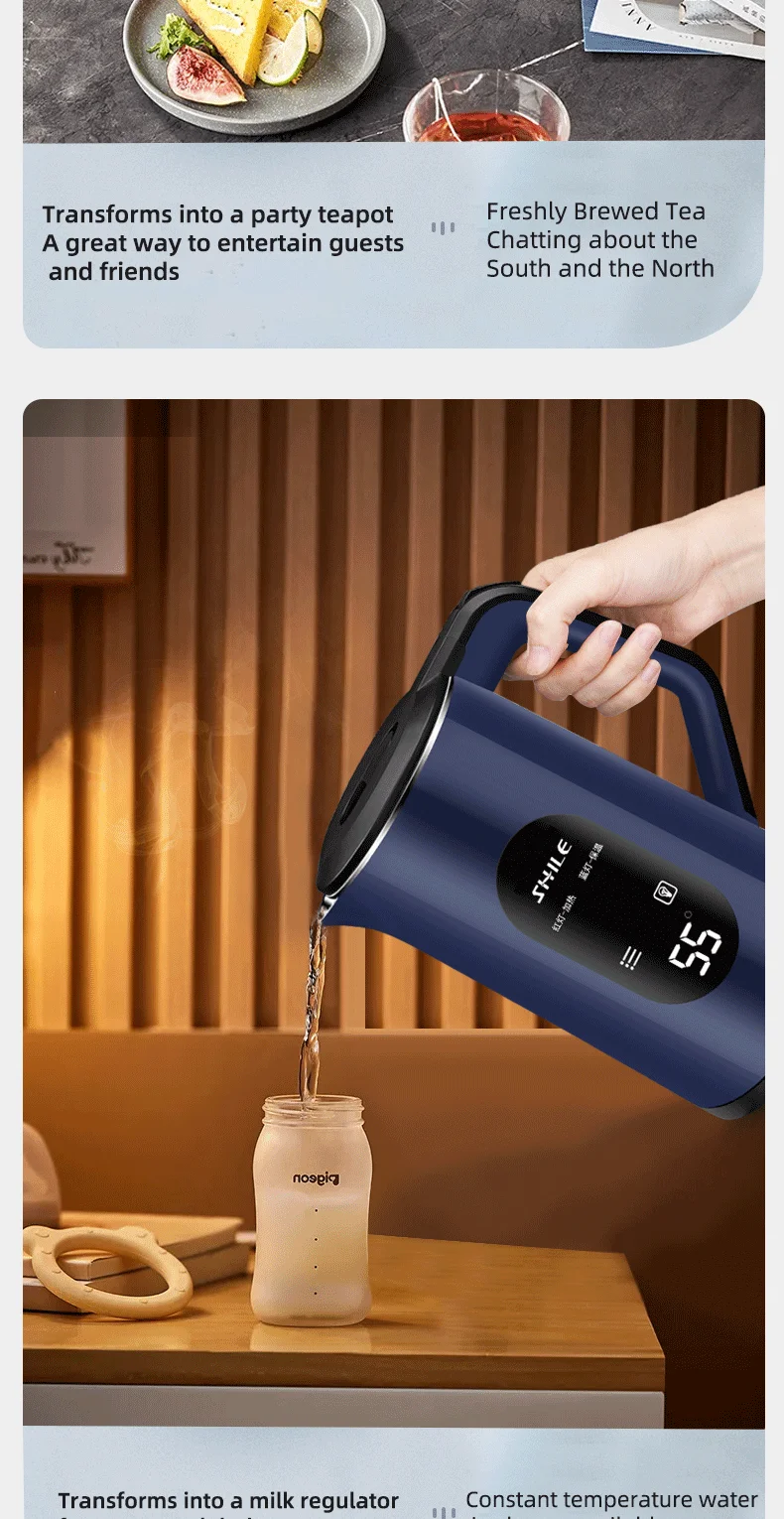 Hot Selling Best-Selling Factory Custom Electronic Kettle Automatic Power-Off Electric Kettle Home Use